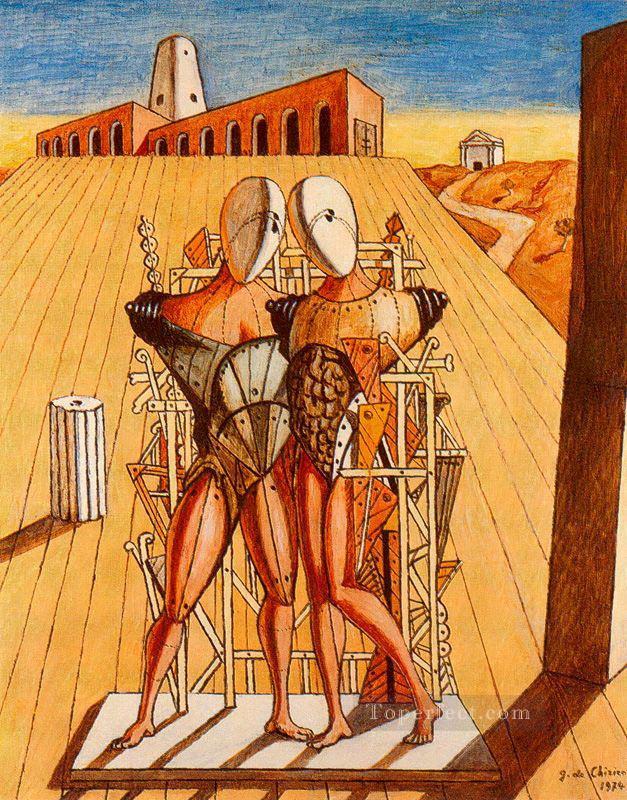 ディオスクリ 1974 ジョルジョ・デ・キリコ シュルレアリスム油絵